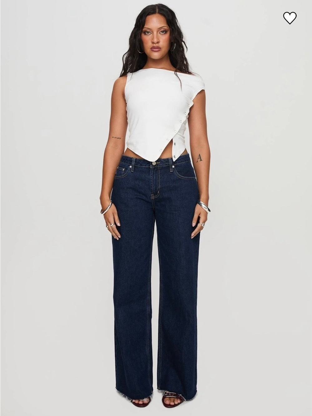 Princess Polly Low Rise Straight Leg Jean